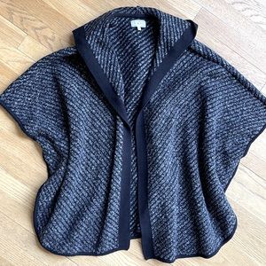 Lou & Grey Open Front Poncho Sweater
